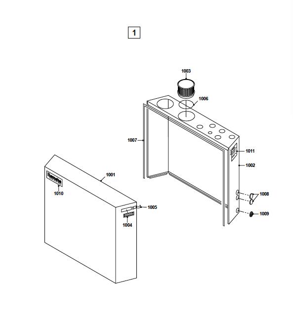 Schéma éclaté Vue Principale — Remeha REMEHA GAS 210 ECO V2 (2005 - 2008)